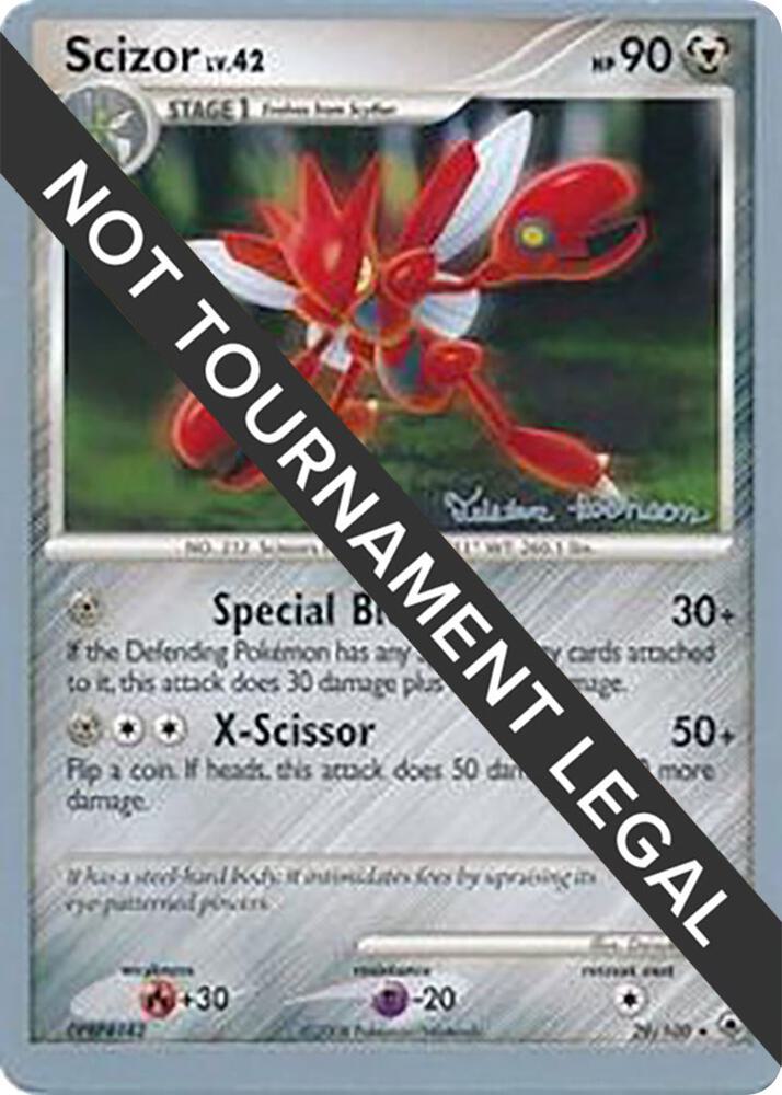 Scizor - 2008 (Tristan Robinson) 29/100 Rare World Championship Decks Pokémon card