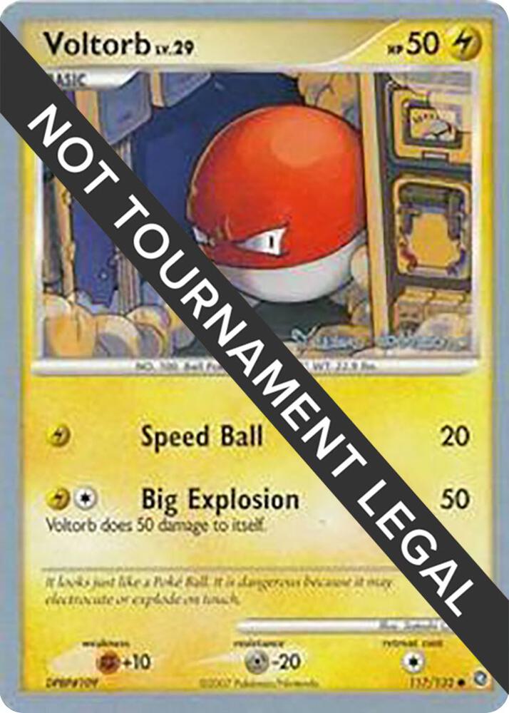 Voltorb - 2008 (Tristan Robinson) 117/132 Common World Championship Decks Pokémon card