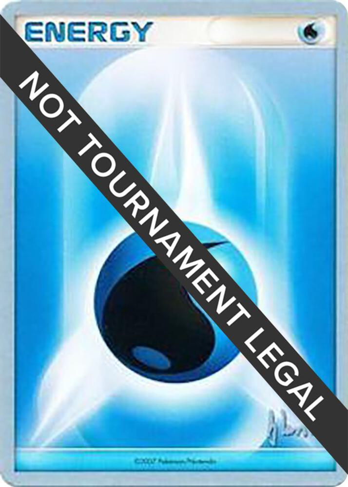Water Energy - 2007 (Dylan Lefavour) Common World Championship Decks Pokémon card