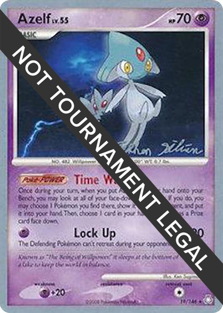 Azelf - 2009 (Stephen Silvestro) 19/146 Rare World Championship Decks Pokémon card