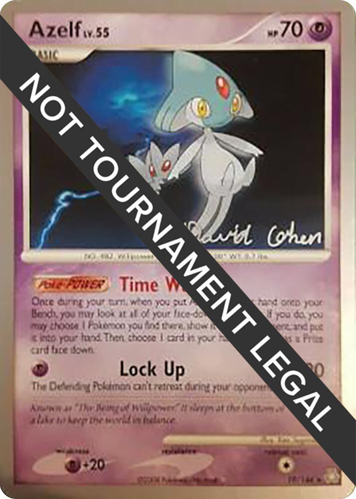 Azelf - 2009 (David Cohen) 19/146 Rare World Championship Decks Pokémon card