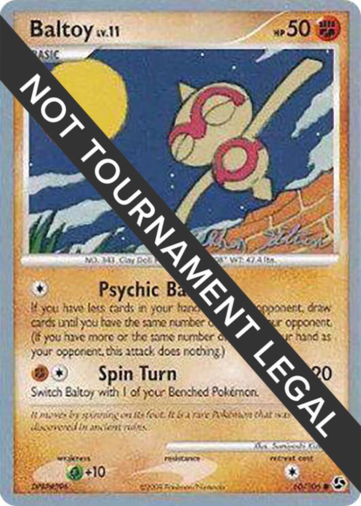 Baltoy - 2009 (Stephen Silvestro) 60/106 Common World Championship Decks Pokémon card