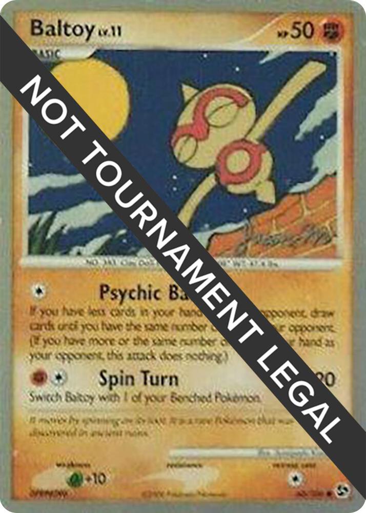 Baltoy - 2009 (Jason Martinez) 60/106 Common World Championship Decks Pokémon card