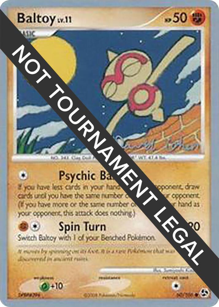 Baltoy - 2009 (David Cohen) 60/106 Common World Championship Decks Pokémon card