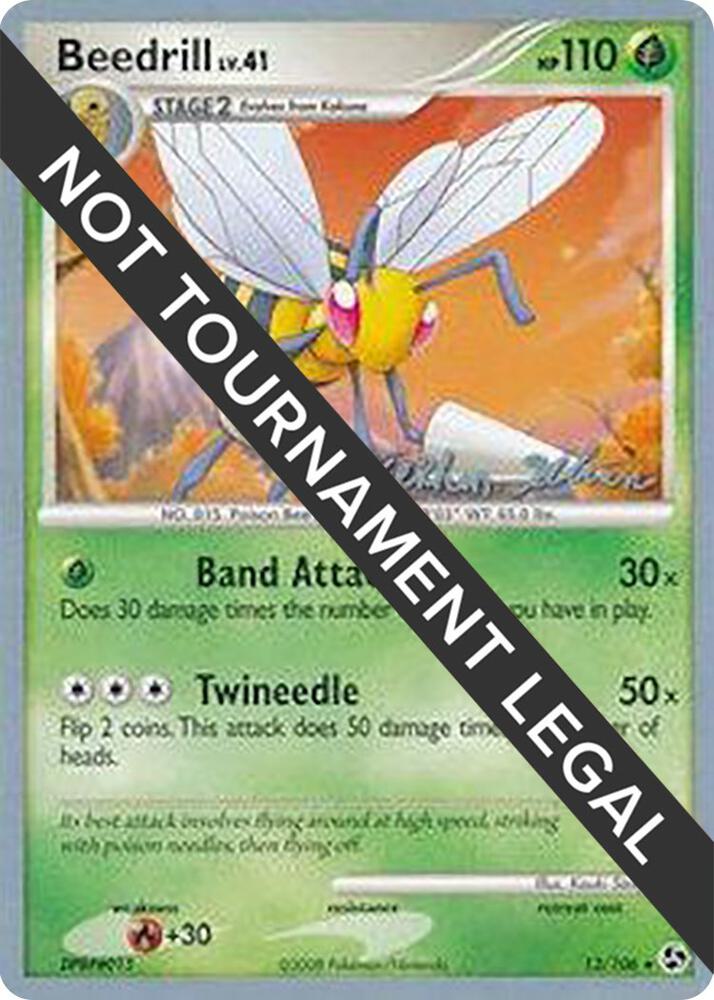 Beedrill (13) - 2009 (Stephen Silvestro) 13/106 Rare World Championship Decks Pokémon card