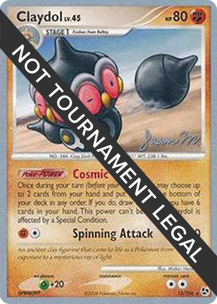 Claydol - 2009 (Jason Martinez) 15/106 Rare World Championship Decks Pokémon card