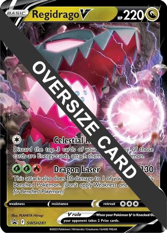 Regidrago V - SWSH281 SWSH281 Promo Jumbo Cards Pokémon card