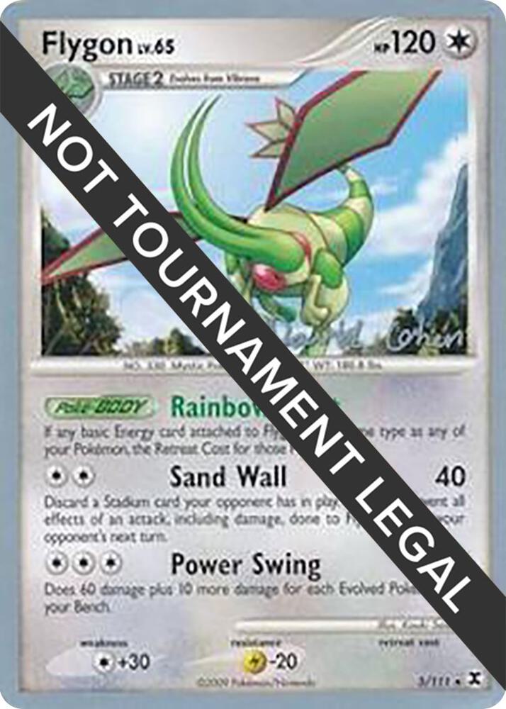 Flygon - 2009 (David Cohen) 5/111 Rare World Championship Decks Pokémon card