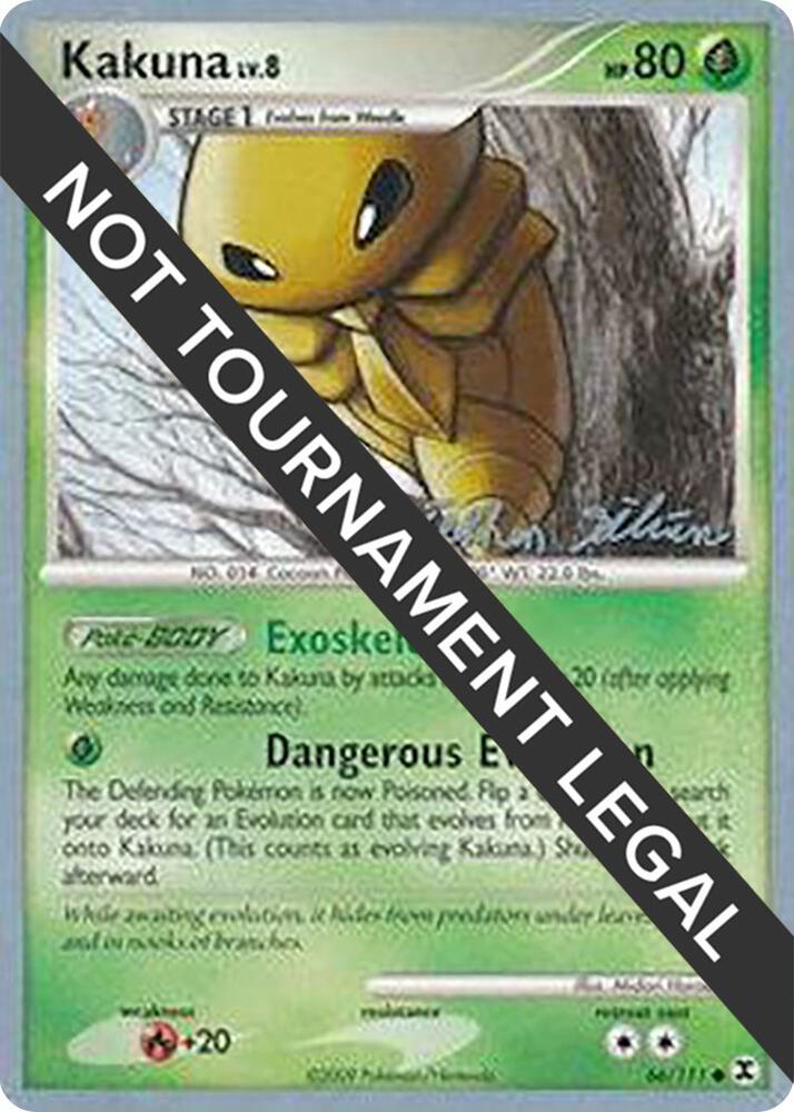Kakuna - 2009 (Stephen Silvestro) 66/111 Common World Championship Decks Pokémon card