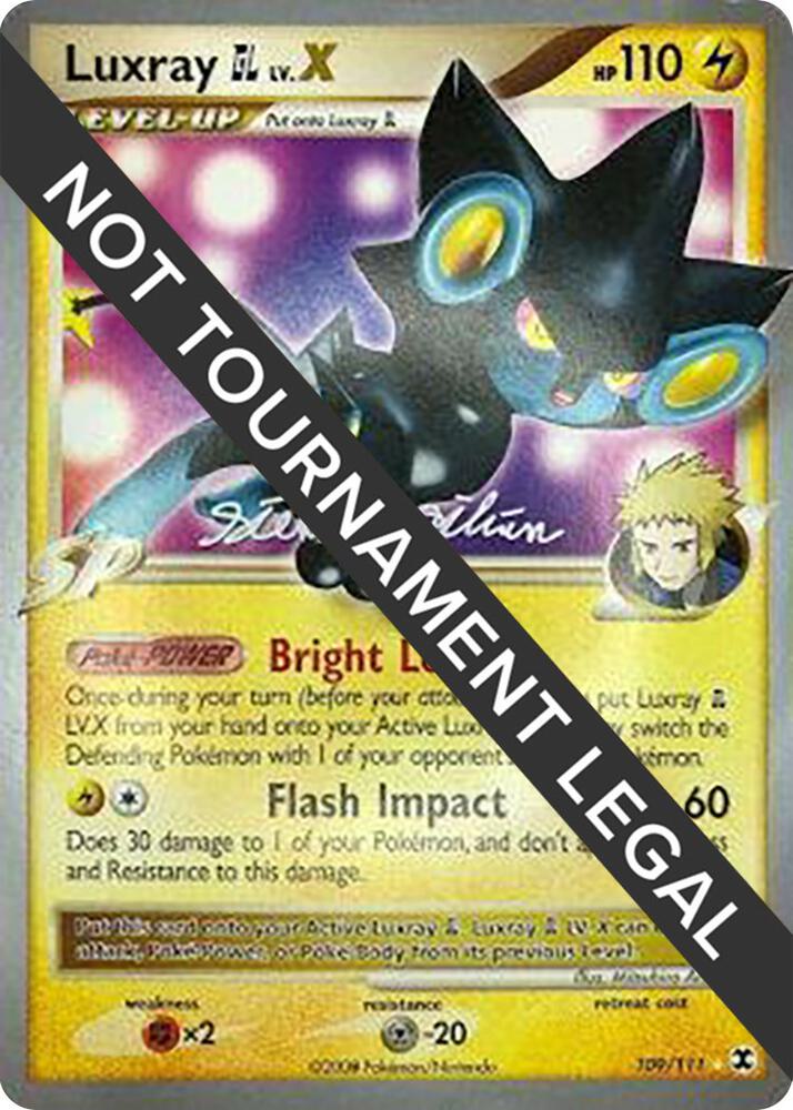 Luxray GL LV.X - 2009 (Stephen Silvestro) 109/111 Classic Collection World Championship Decks Pokémon card