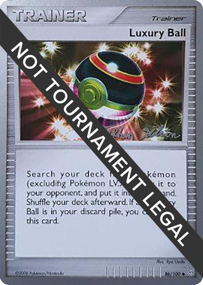 Luxury Ball - 2009 (Stephen Silvestro) 86/100 Uncommon World Championship Decks Pokémon card