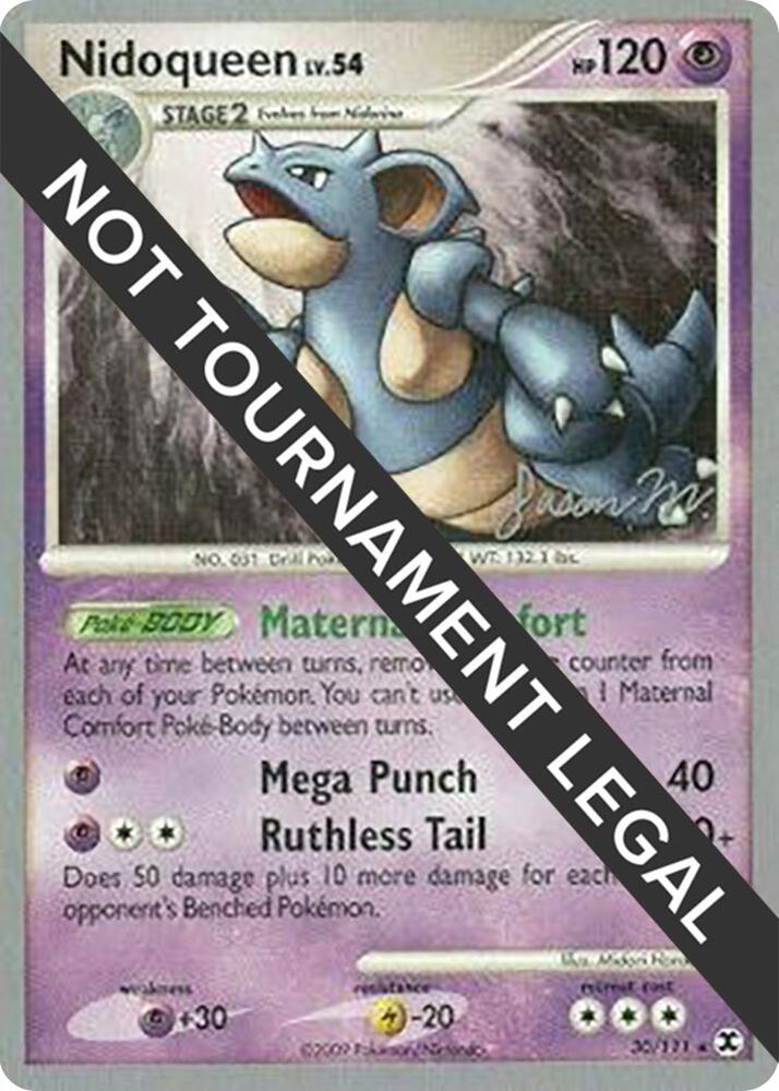 Nidoqueen - 2009 (Jason Martinez) 30/111 Rare World Championship Decks Pokémon card