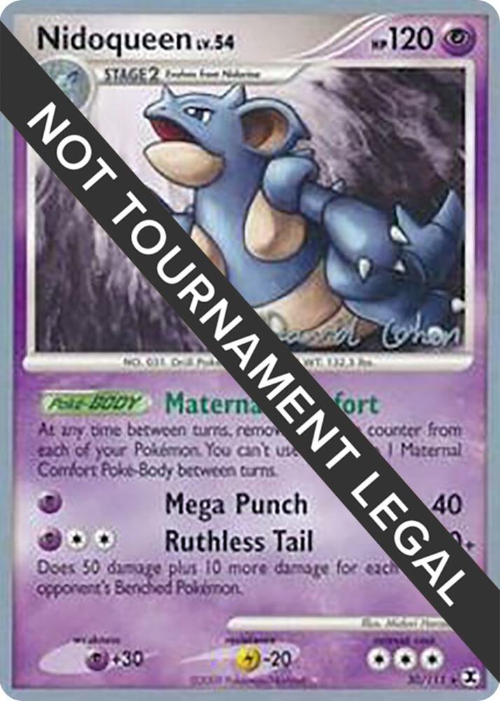 Nidoqueen - 2009 (David Cohen) 30/111 Rare World Championship Decks Pokémon card