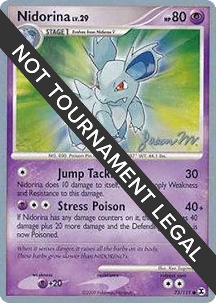 Nidorina - 2009 (Jason Martinez) 73/111 Common World Championship Decks Pokémon card