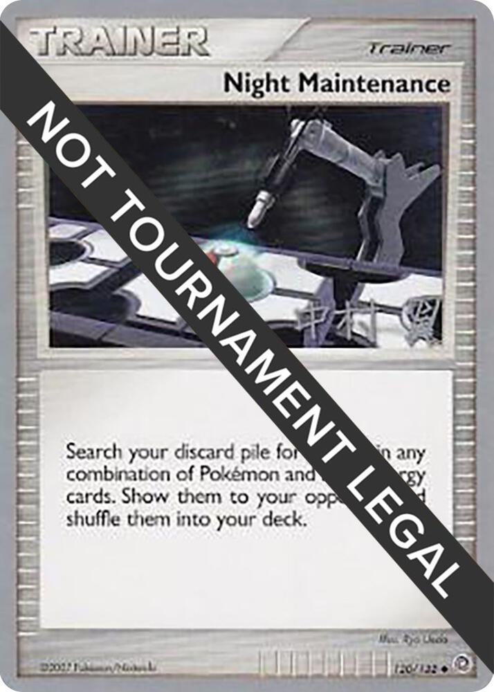 Night Maintenance - 2009 (Tsubasa Nakamura) 120/132 Uncommon World Championship Decks Pokémon card