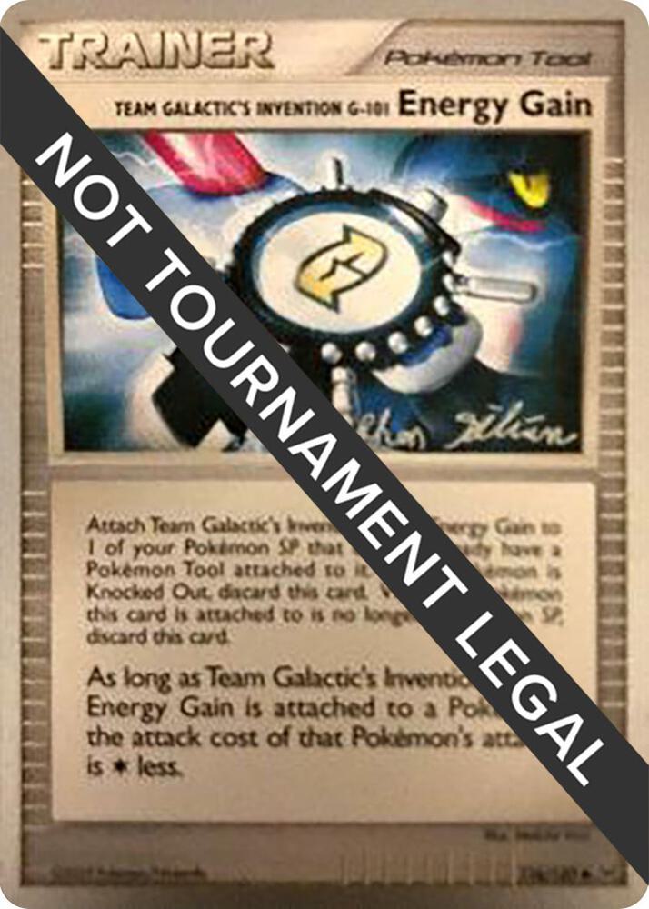 Team Galactic's Invention G-101 Energy Gain - 2009 (Stephen Silvestro) 116/127 Uncommon World Championship Decks Pokémon card