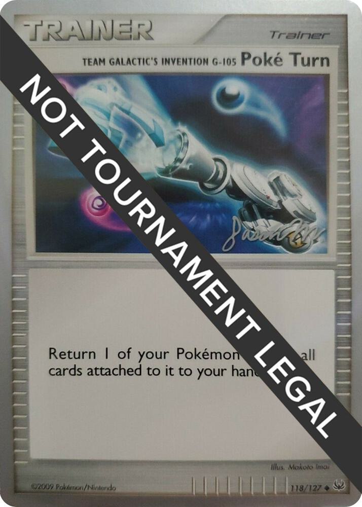Team Galactic's Invention G-105 Poke Turn - 2009 (Jason Martinez) 118/127 Uncommon World Championship Decks Pokémon card
