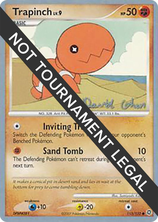 Trapinch - 2009 (David Cohen) - 115/132 Common World Championship Decks