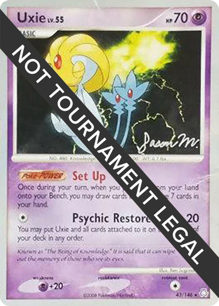 Uxie - 2009 (Jason Martinez) 43/146 Rare World Championship Decks Pokémon card
