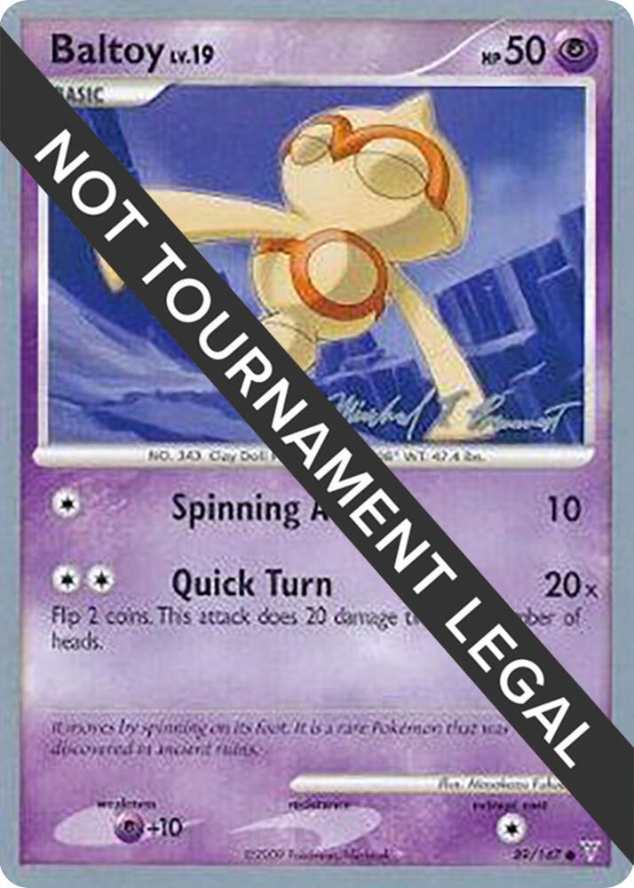 Baltoy - 2010 (Michael Pramawat) 89/147 Common World Championship Decks Pokémon card