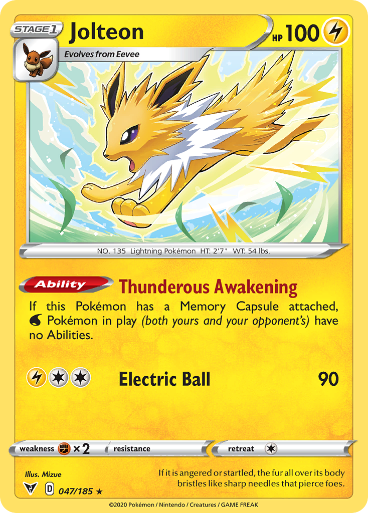 Jolteon 047/185 Rare Vivid Voltage