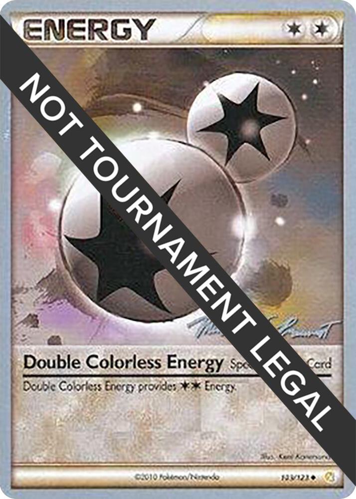 Double Colorless Energy - 2010 (Michael Pramawat) 103/123 Uncommon World Championship Decks Pokémon card