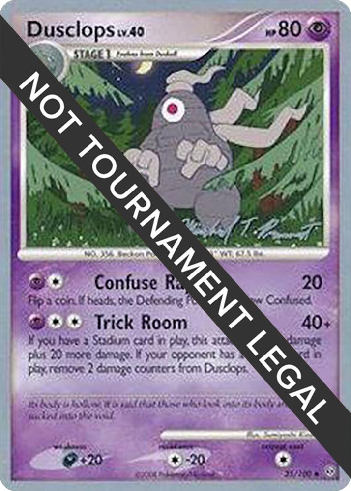 Dusclops - 2010 (Michael Pramawat) - 35/100 Uncommon World Championship Decks