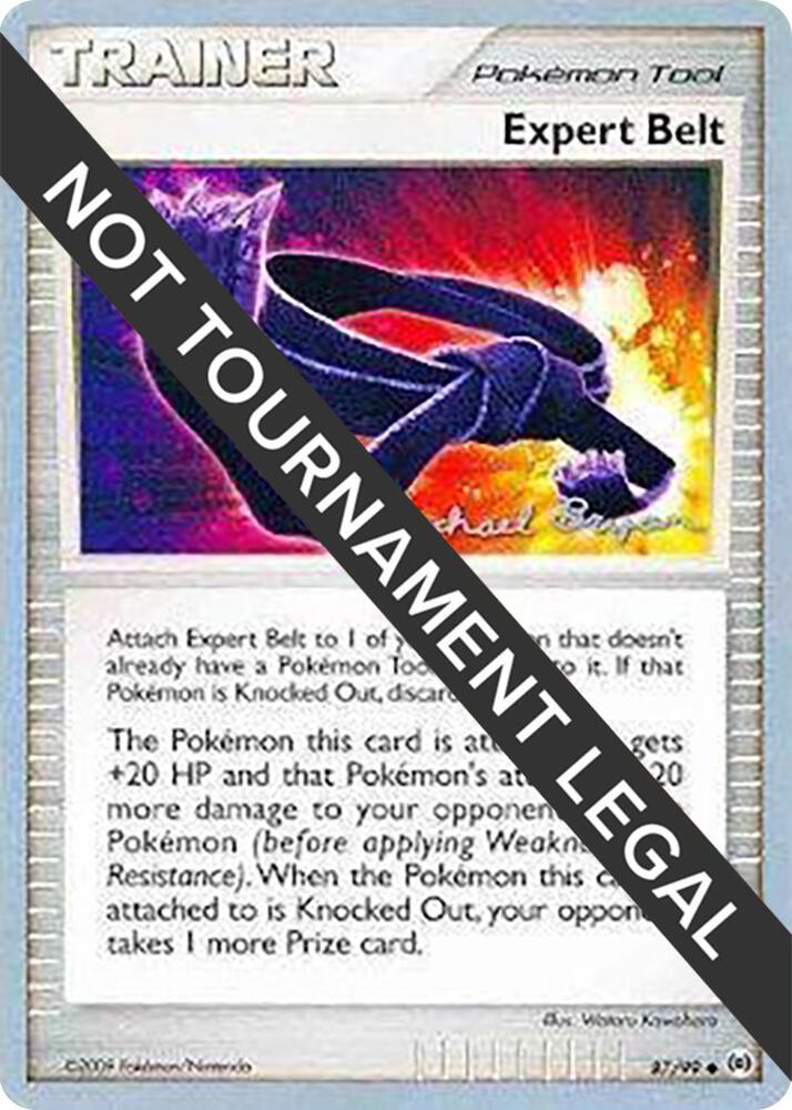 Expert Belt - 2010 (Mychael Bryan) 87/99 Uncommon World Championship Decks Pokémon card