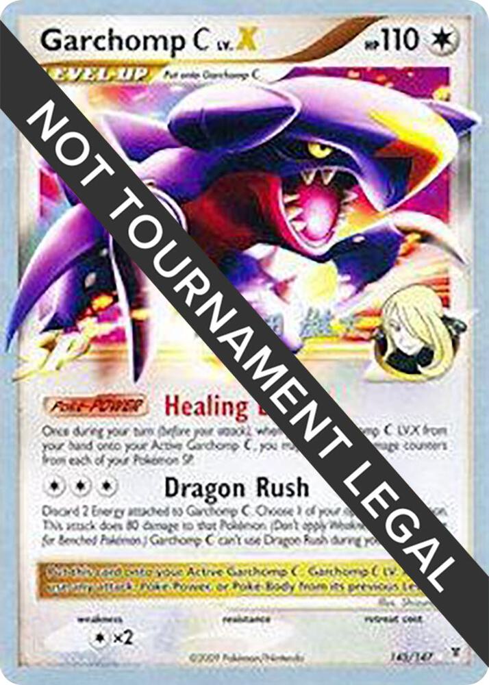 Garchomp C LV.X - 2010 (Yuta Komatsuda) - 145/147 Ultra Rare World Championship Decks