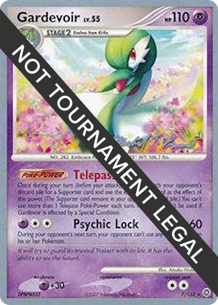 Gardevoir - 2010 (Michael Pramawat) - 7/132 Holo Rare World Championship Decks