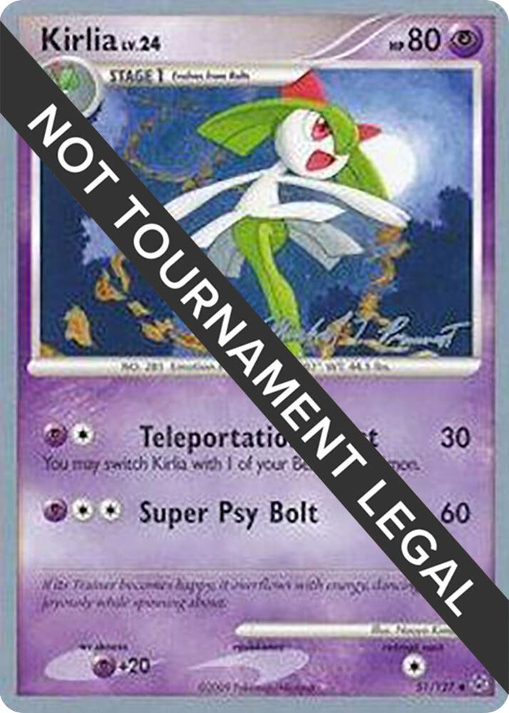 Kirlia - 2010 (Michael Pramawat) 51/127 Uncommon World Championship Decks Pokémon card