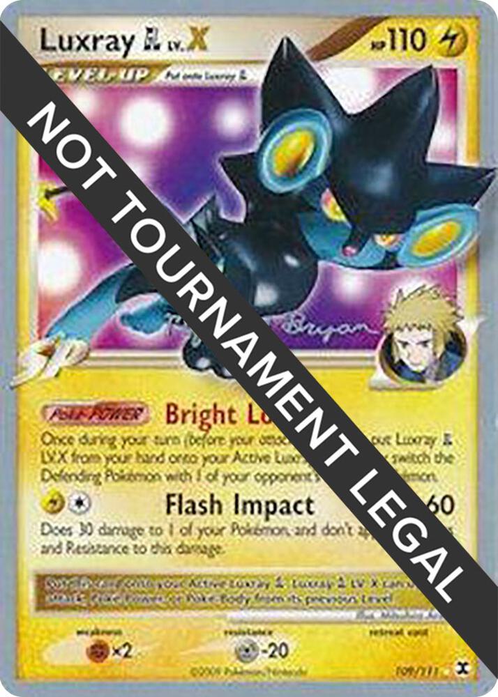 Luxray GL LV.X - 2010 (Mychael Bryan) 109/111 Classic Collection World Championship Decks Pokémon card