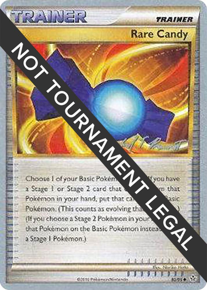 Rare Candy - 2010 (Michael Pramawat) 82/95 Uncommon World Championship Decks Pokémon card