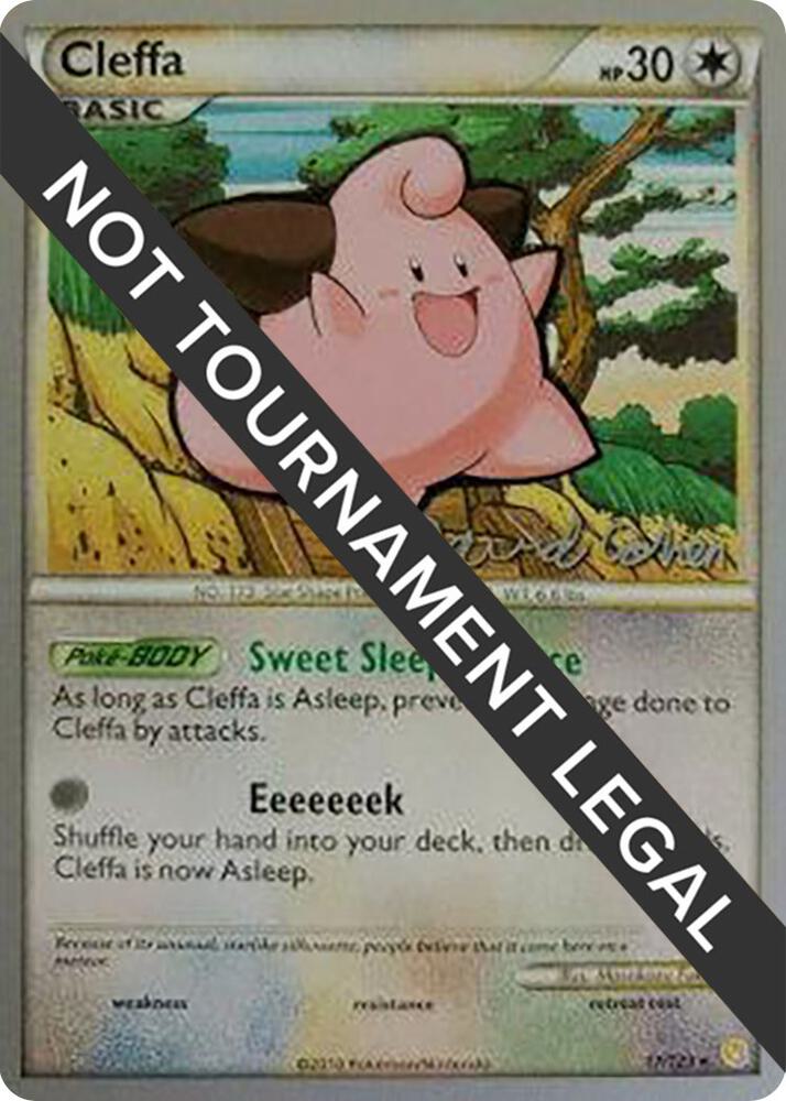 Cleffa - 2011 (David Cohen) 17/123 Rare World Championship Decks Pokémon card