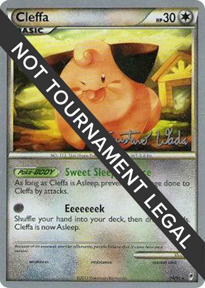 Cleffa - 2011 (Gustavo Wada) 24/95 Rare World Championship Decks Pokémon card