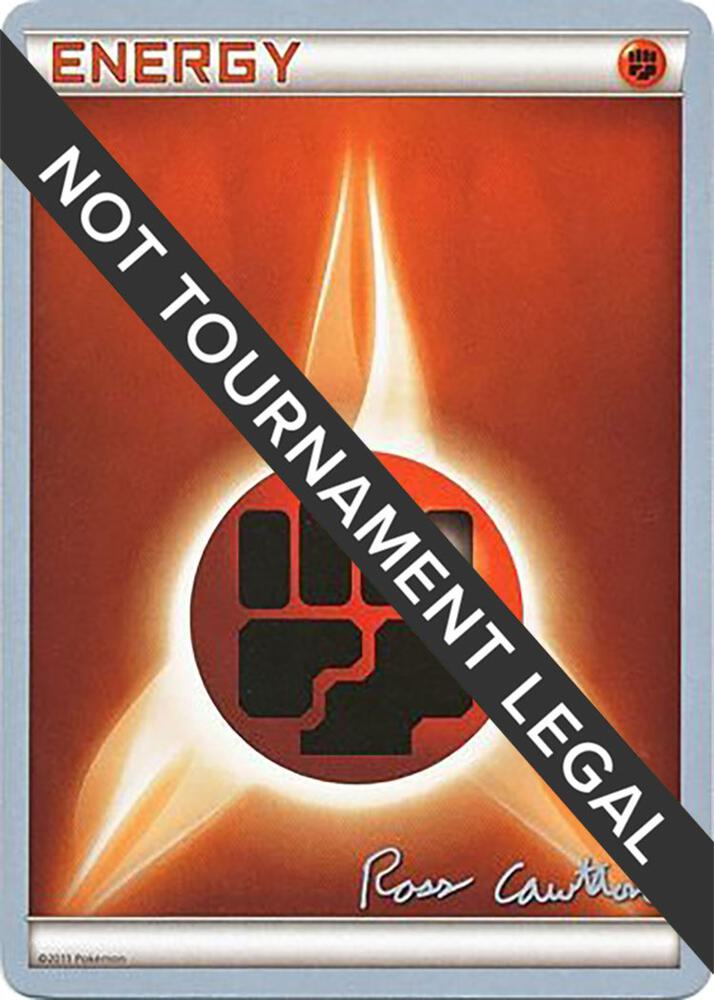 Fighting Energy - 2011 (Ross Cawthon) Common World Championship Decks Pokémon card