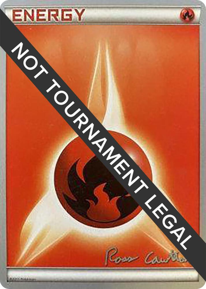 Fire Energy - 2011 (Ross Cawthon) Common World Championship Decks Pokémon card