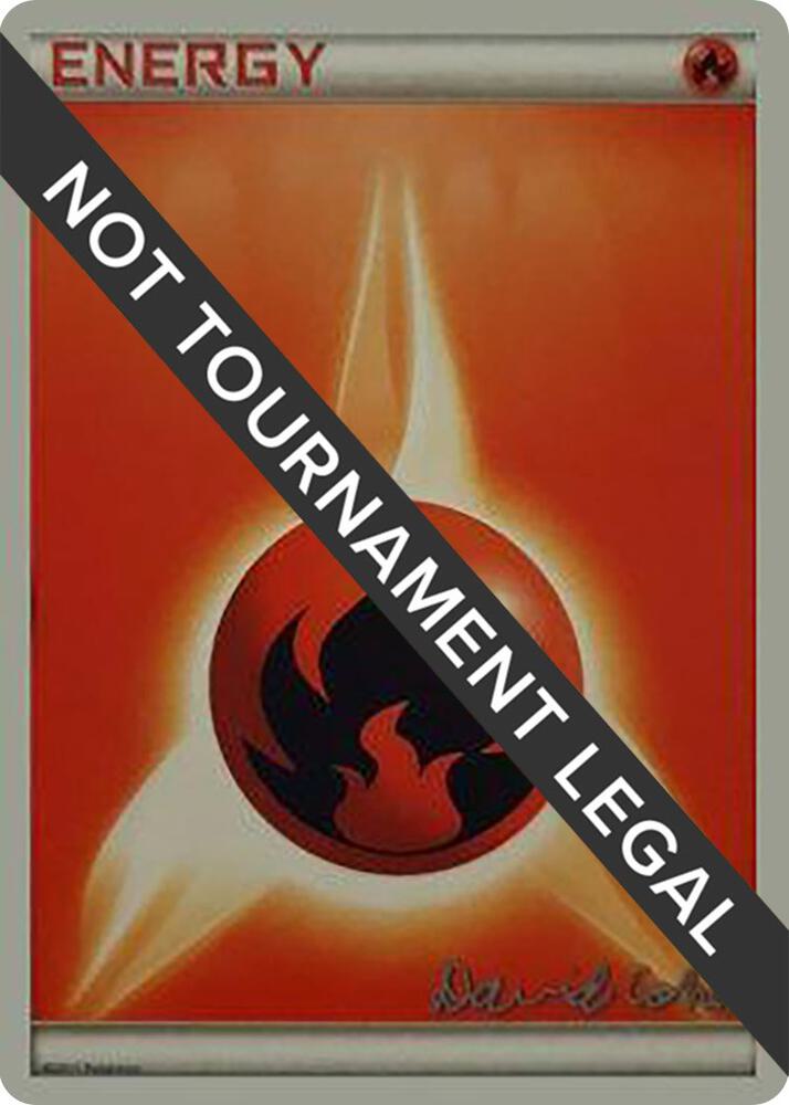 Fire Energy - 2011 (David Cohen) Common World Championship Decks Pokémon card