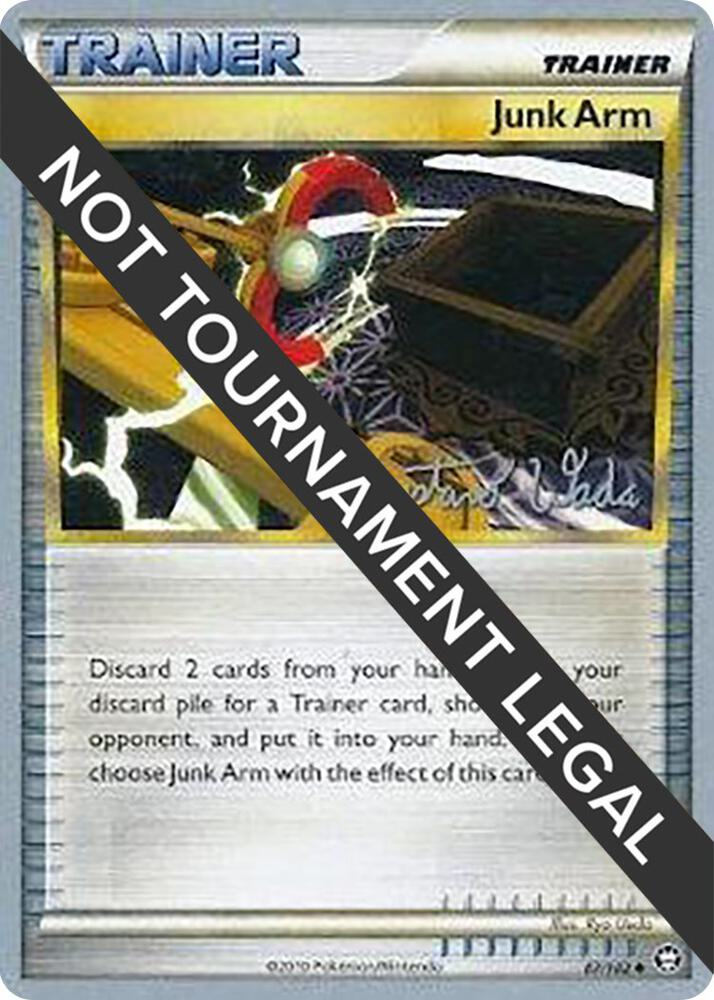 Junk Arm - 2011 (Gustavo Wada) 87/102 Uncommon World Championship Decks Pokémon card