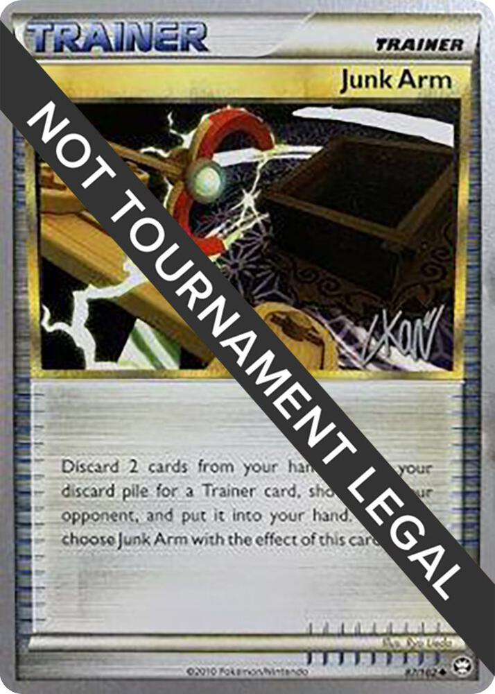Junk Arm - 2011 (Christopher Kan) 87/102 Uncommon World Championship Decks Pokémon card
