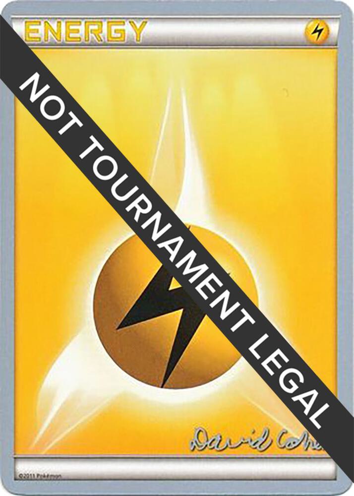Lightning Energy - 2011 (David Cohen) Common World Championship Decks Pokémon card