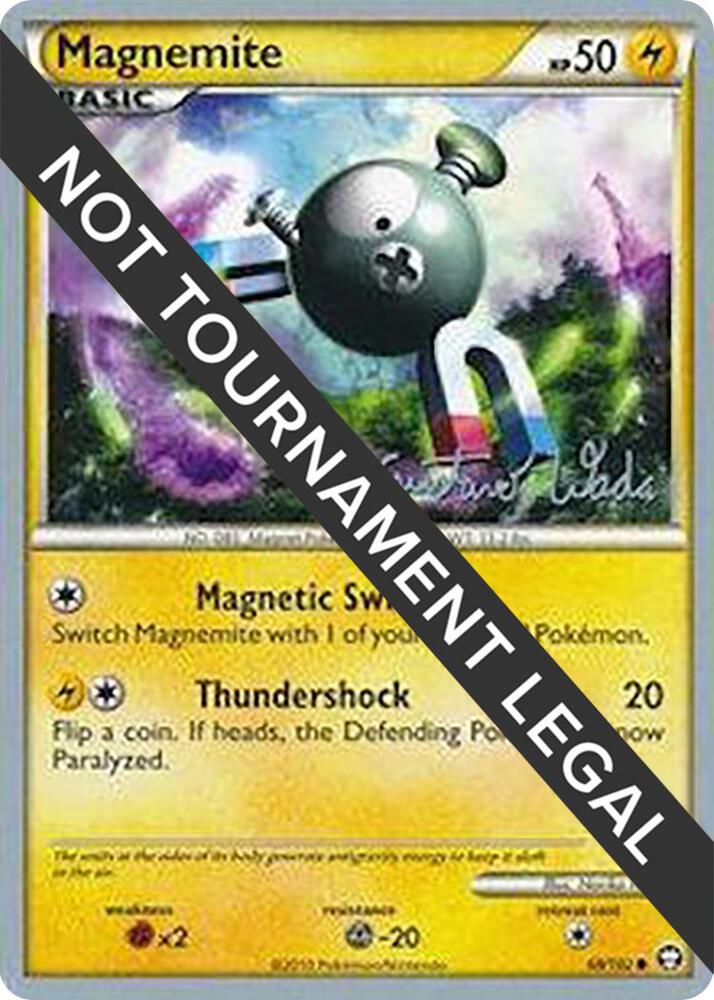 Magnemite - 2011 (Gustavo Wada) 68/102 Common World Championship Decks Pokémon card