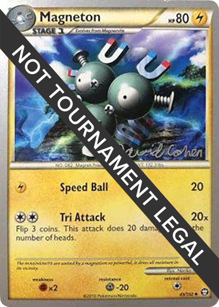 Magneton - 2011 (David Cohen) 43/102 Uncommon World Championship Decks Pokémon card