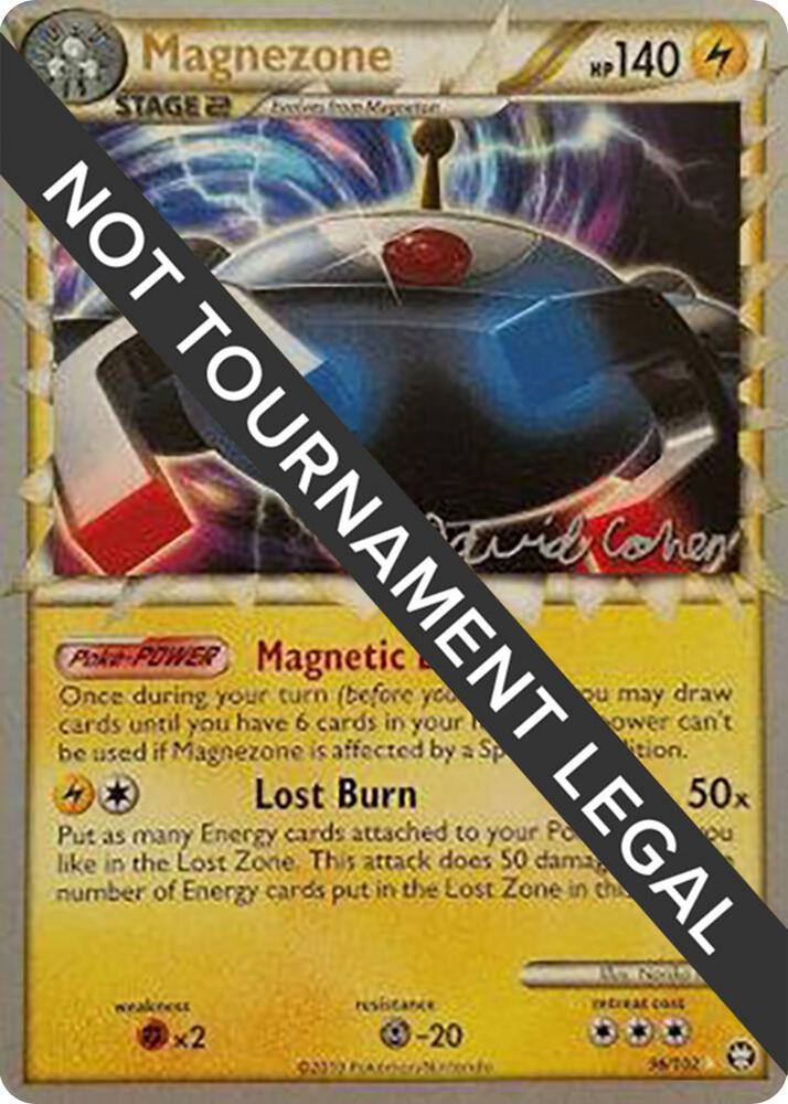 Magnezone - 2011 (David Cohen) 96/102 Ultra Rare World Championship Decks Pokémon card