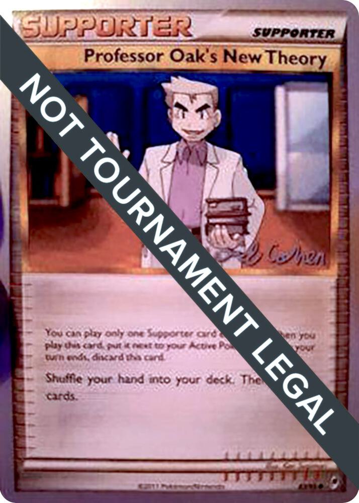 Professor Oak's New Theory - 2011 (David Cohen) 83/95 Uncommon World Championship Decks Pokémon card