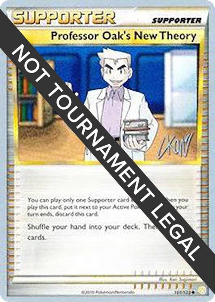 Professor Oak's New Theory - 2011 (Christopher Kan) 101/123 Uncommon World Championship Decks Pokémon card