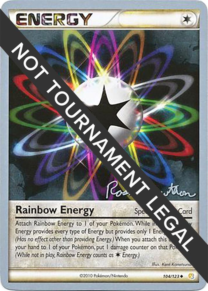 Rainbow Energy - 2011 (Ross Cawthon) 104/123 Uncommon World Championship Decks Pokémon card