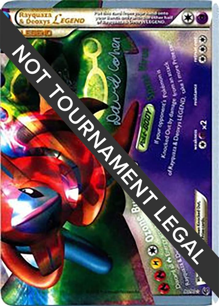 Rayquaza & Deoxys Legend (90) - 2011 (David Cohen) 90/90 Ultra Rare World Championship Decks Pokémon card