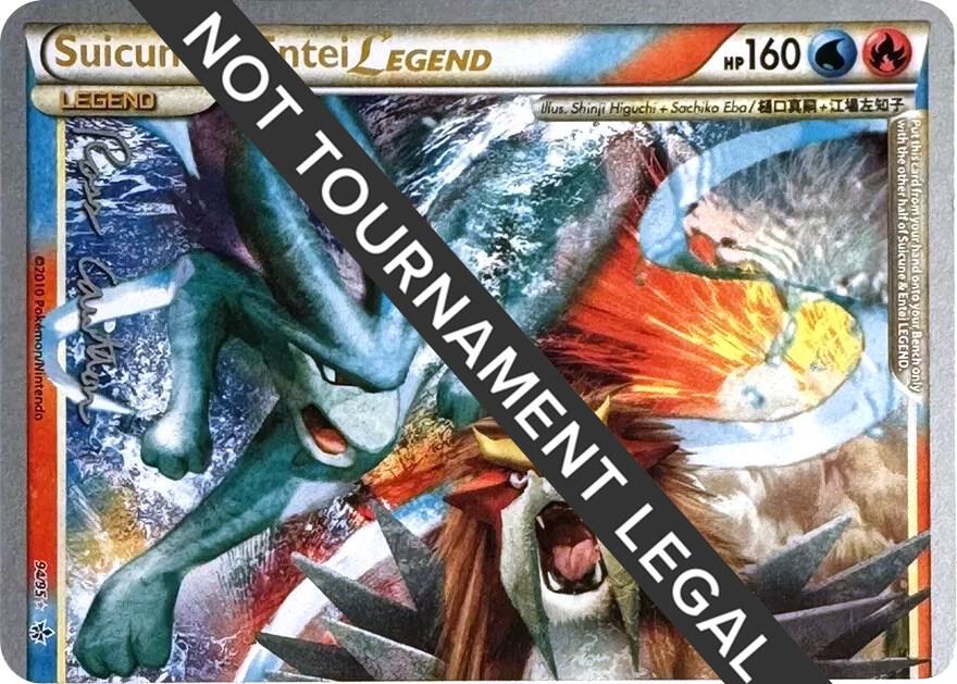 Suicune & Entei LEGEND (94) - 2011 (Ross Cawthon) 94/95 Holo Rare World Championship Decks Pokémon card