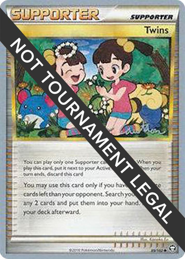 Twins - 2011 (Ross Cawthon) 89/102 Uncommon World Championship Decks Pokémon card